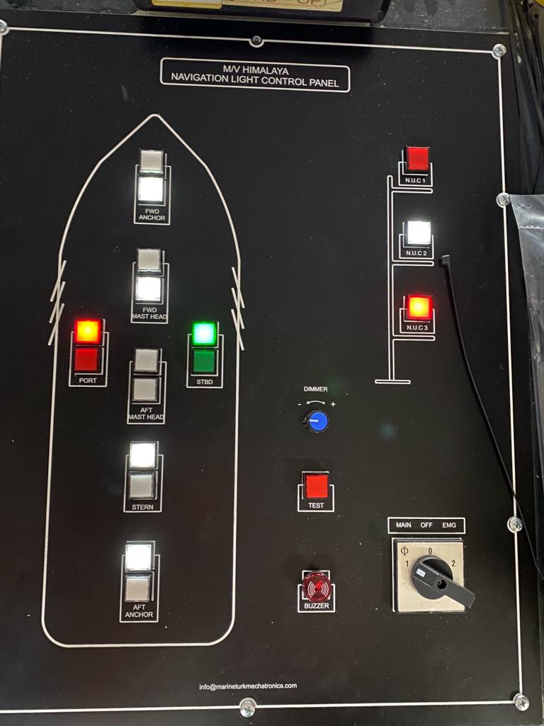 Navigation Light Control Panel